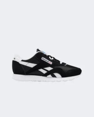 Reebok Classic Nylon Women Running Shoes Black/White