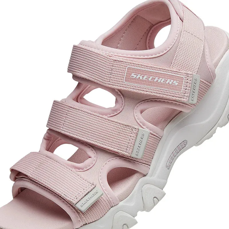 Skechers Women's Summer Platform Sandals - Open Toe, Thick Bottom Casual Beach Shoes