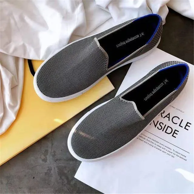 Slip-On Canvas Shoes for Women with Bunions