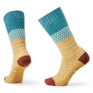 Smartwool Everyday Popcorn Cable Full Cushion Crew Socks - Cascade Green