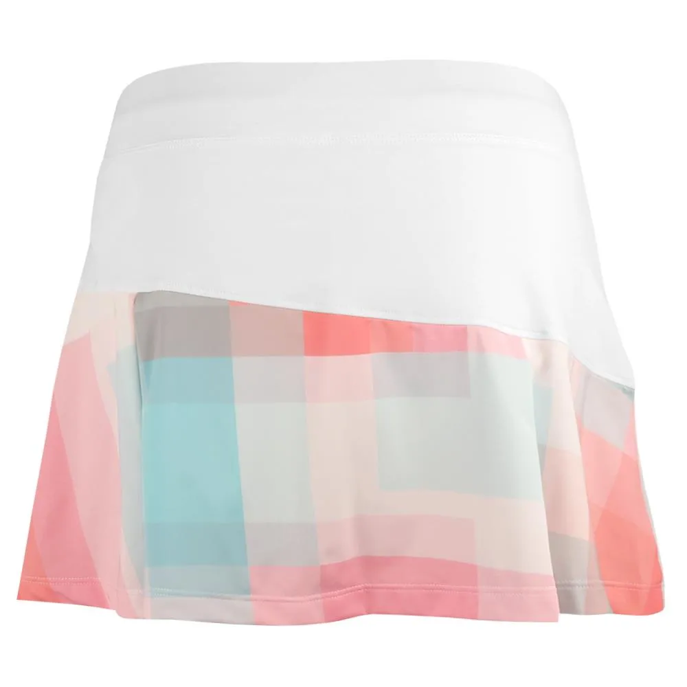 Sofibella Women's Shades of Pink 13" Skort - White/Multi