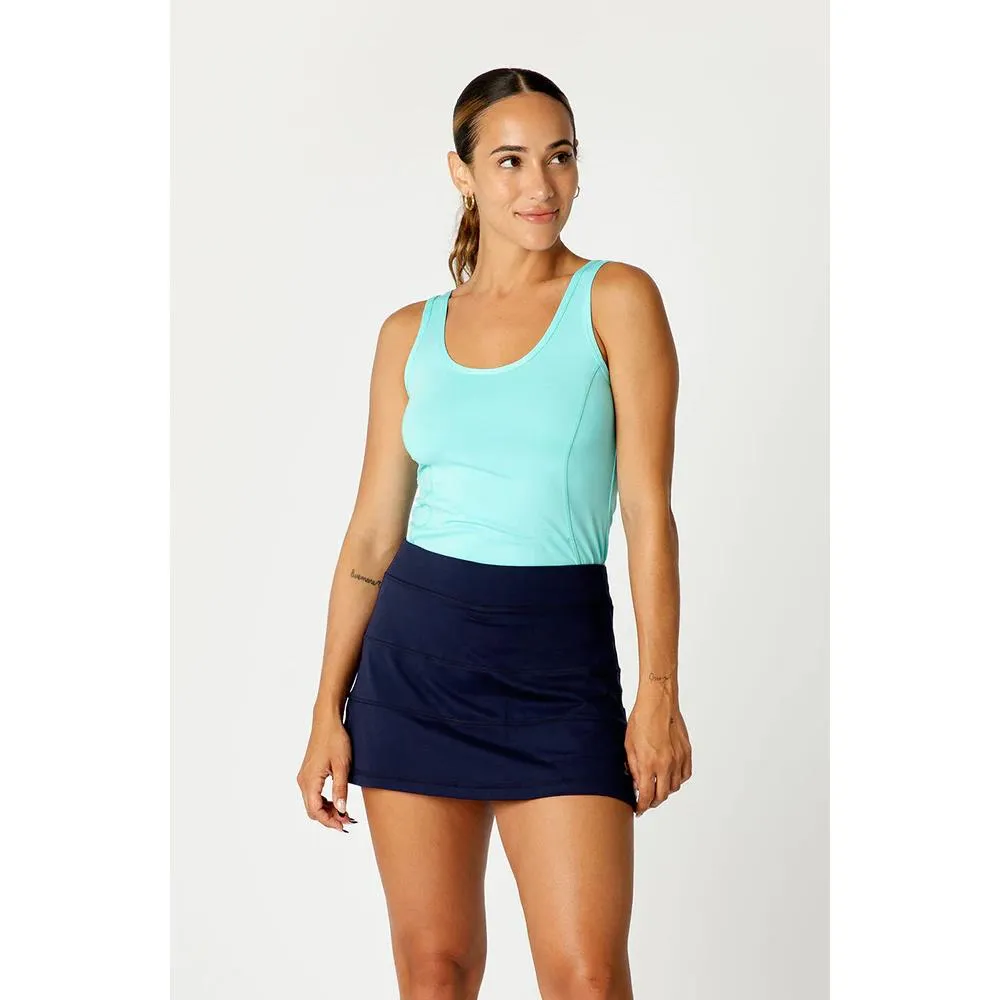 Sofibella Women's UV Colors 14" Skort - Navy