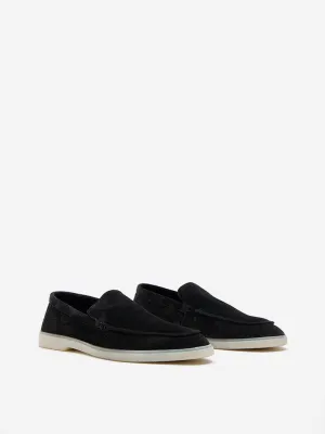 SOLEPLAY Black Suede Slip-On Shoes