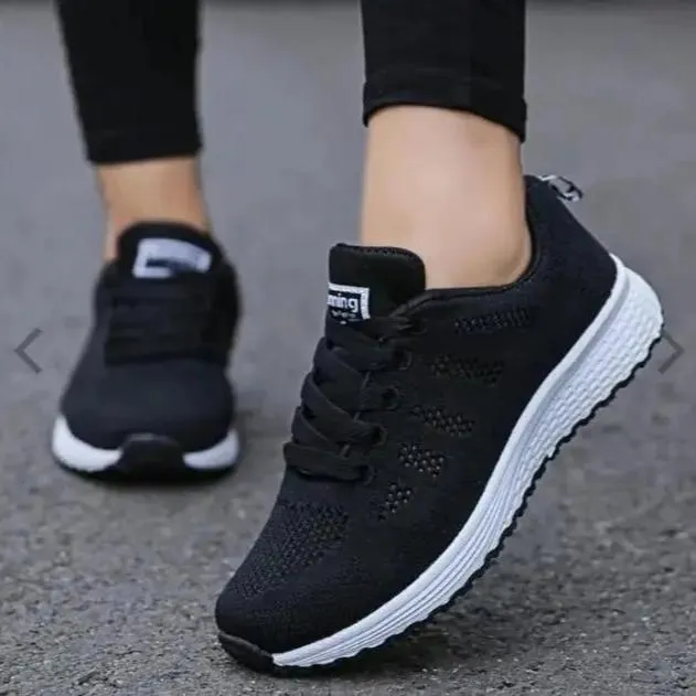 Sports Sneakers Women Casual Shoes Fashion Breathable Walking Mesh Flat Shoes