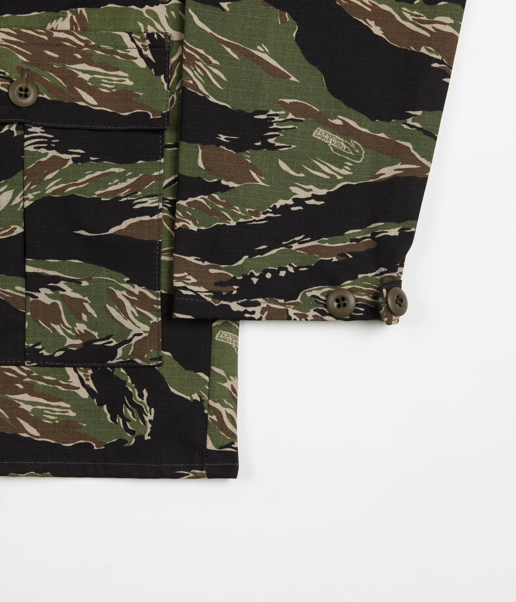 Stan Ray Four Pocket Military Jacket - Tiger Stripe Ripstop