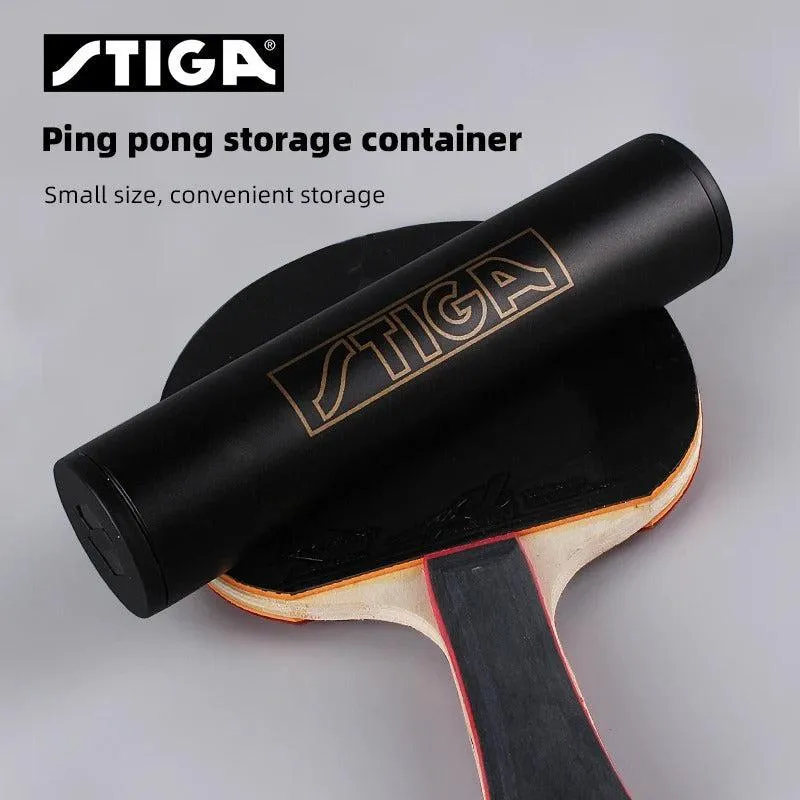 Stiga Table Tennis Rubber Roller & Ball Case   3 Perform 3-Star Balls