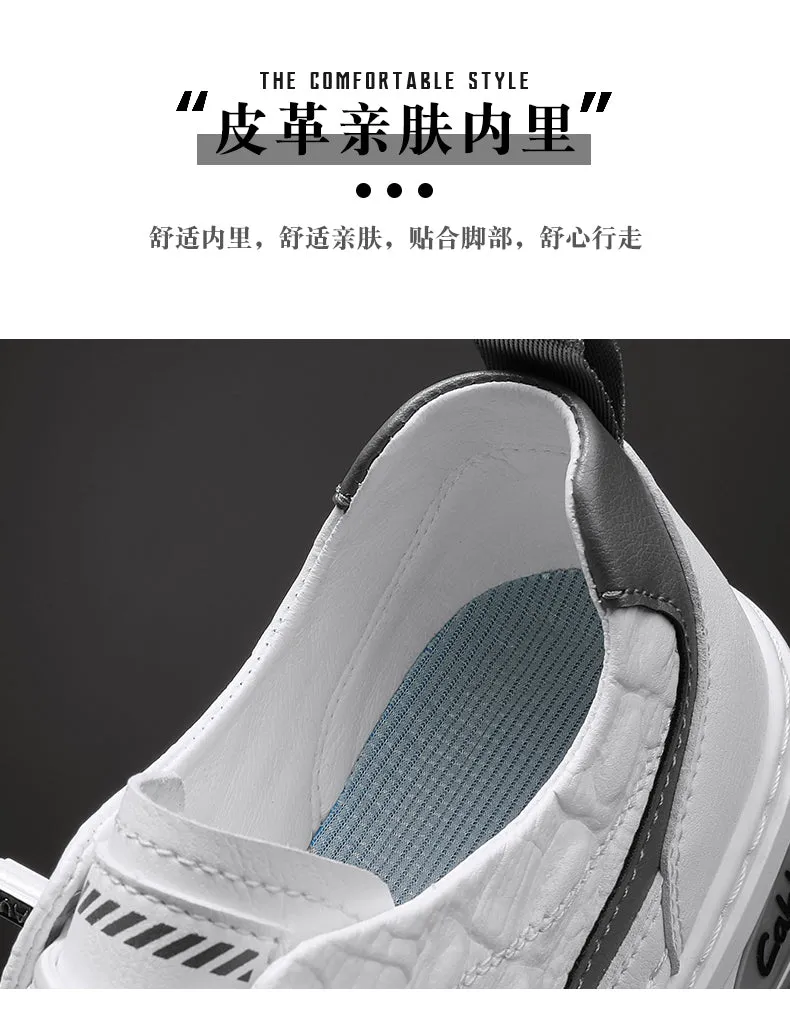 Summer Men Shoes Casual Platform Fashion Sneakers Canvas Slip-On Breathable Non Slip Design Luxury Loafers