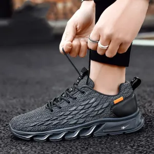 Summer Mesh Fly Woven Sports Mesh Shoes Men's All-match Casual Light Youth Breathable Thin Trendy Shoes