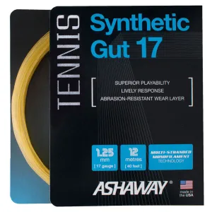 Synthetic Gut 17G Tennis String Gold