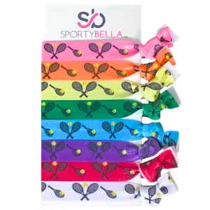 Tennis Hair Ties- Multi Colored