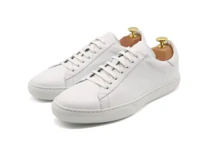 Tomlins Men's Calf Leather Low Top Sneakers - White