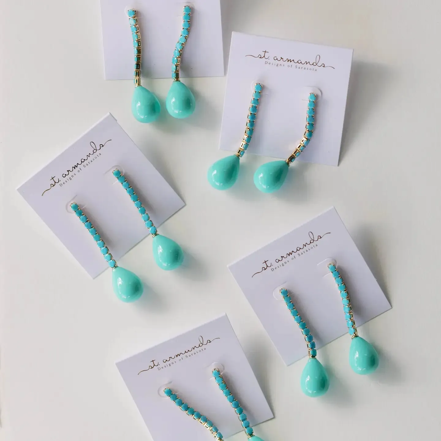 Turquoise Swingy Earrings