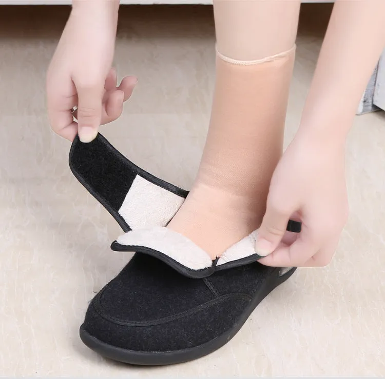 Vanccy Plus Size Wide Diabetic Shoes For Swollen Feet Width Shoes-NW013Y