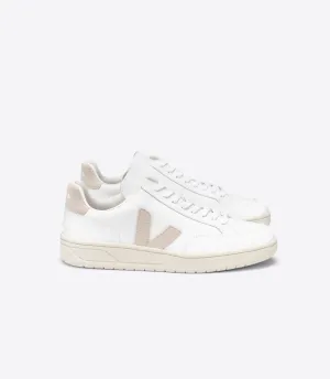 Veja - V-12 Leather Sneakers in Extra White Sable