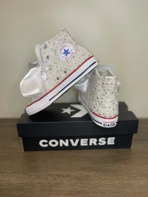 White Custom Converse