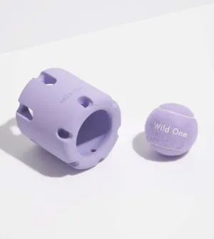 Wild One Tennis Tumble Dog Chew Toy (Lilac)