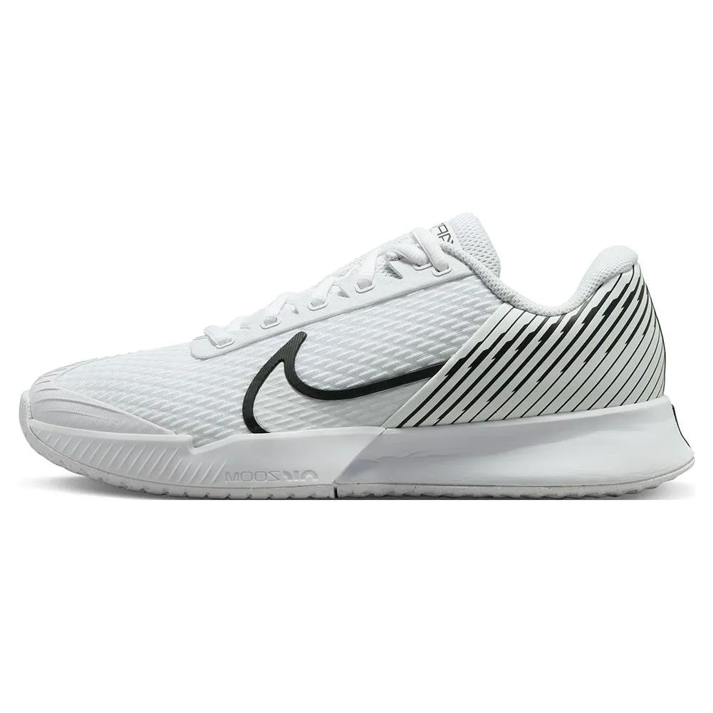 Women's Air Zoom Vapor Pro 2 Tennis Shoes White and Black