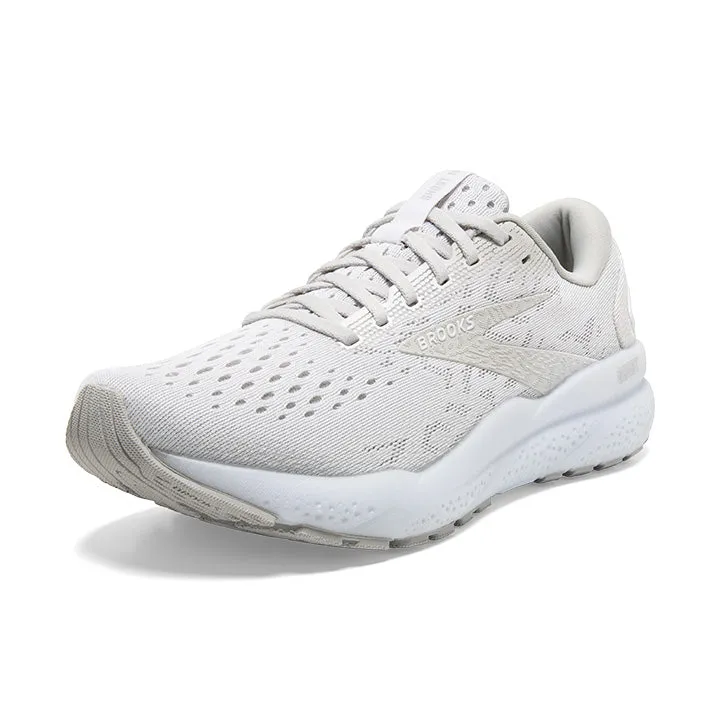 Women's Brooks Ghost 16 1204071B151 Color: White/White/Grey