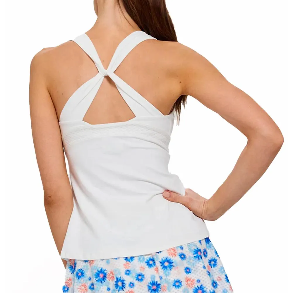 Women's Elite Lilian Tennis Tank White