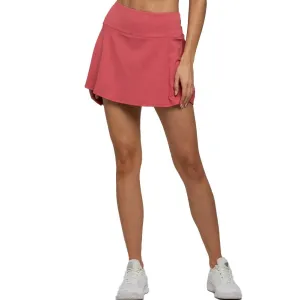 Women`s Elite Patina 14 Inch Tennis Skort Henna