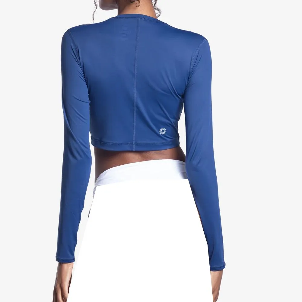 Women`s Everyday Long Sleeve Crop Tennis Top