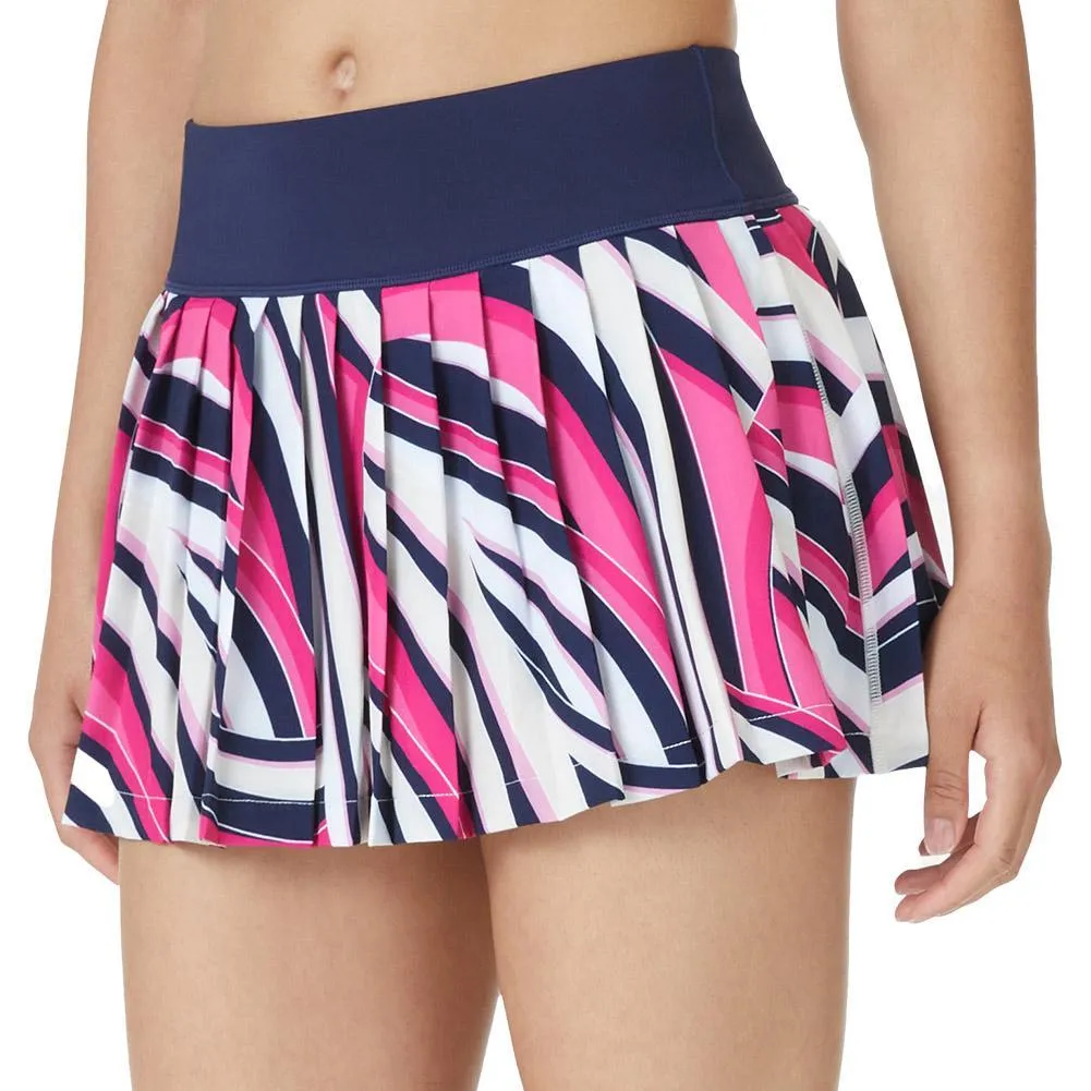 Womens Heritage Pleated Woven Tennis Skort