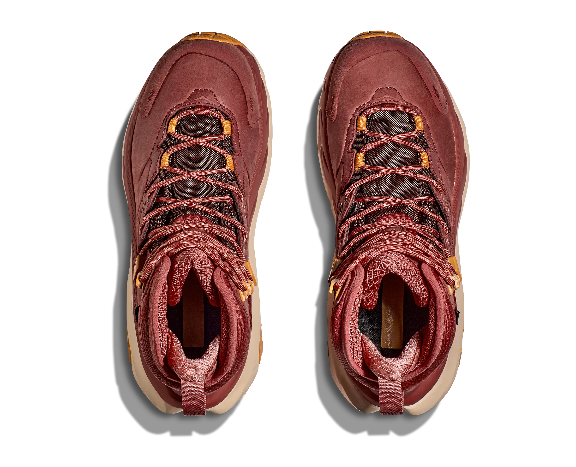 Women's Hoka Kaha 2 GTX Color: Hot Sauce / Shifting Sand