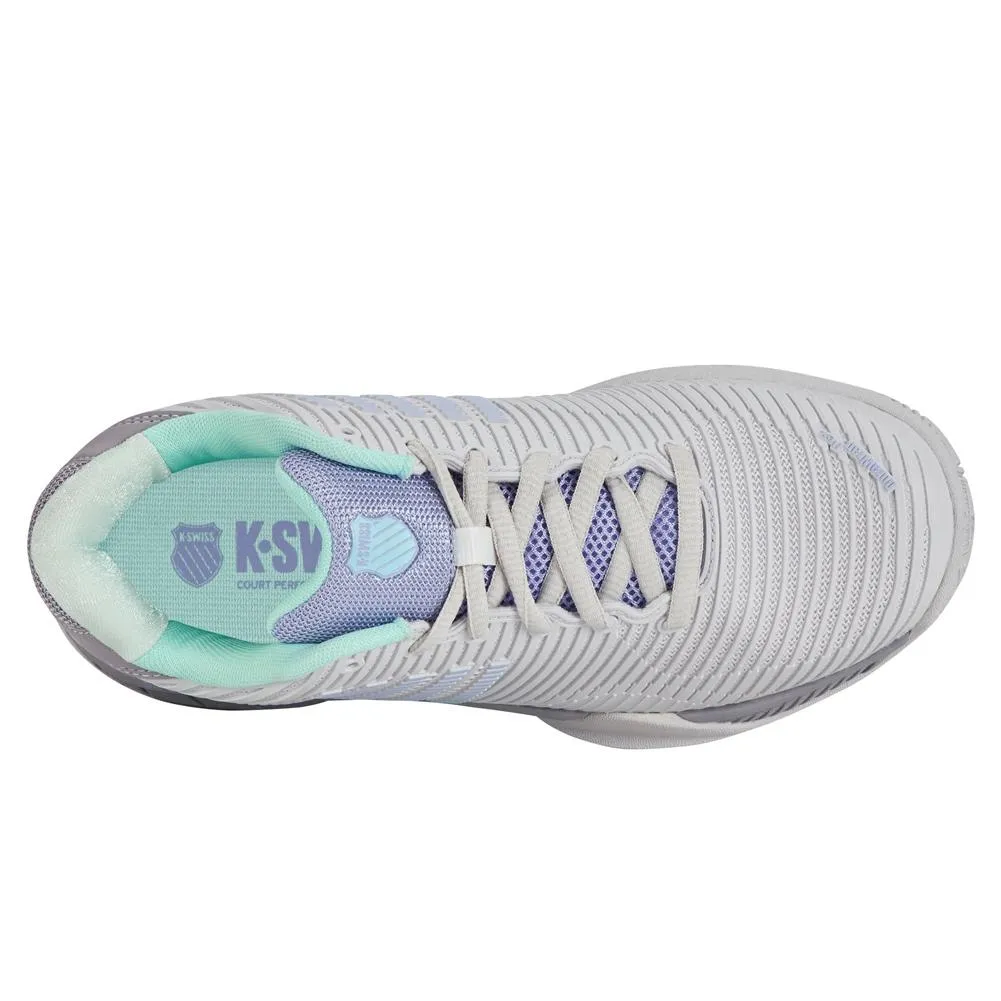 Women`s Hypercourt Express 2 Tennis Shoes Nimbus Cloud and Lilac Gray