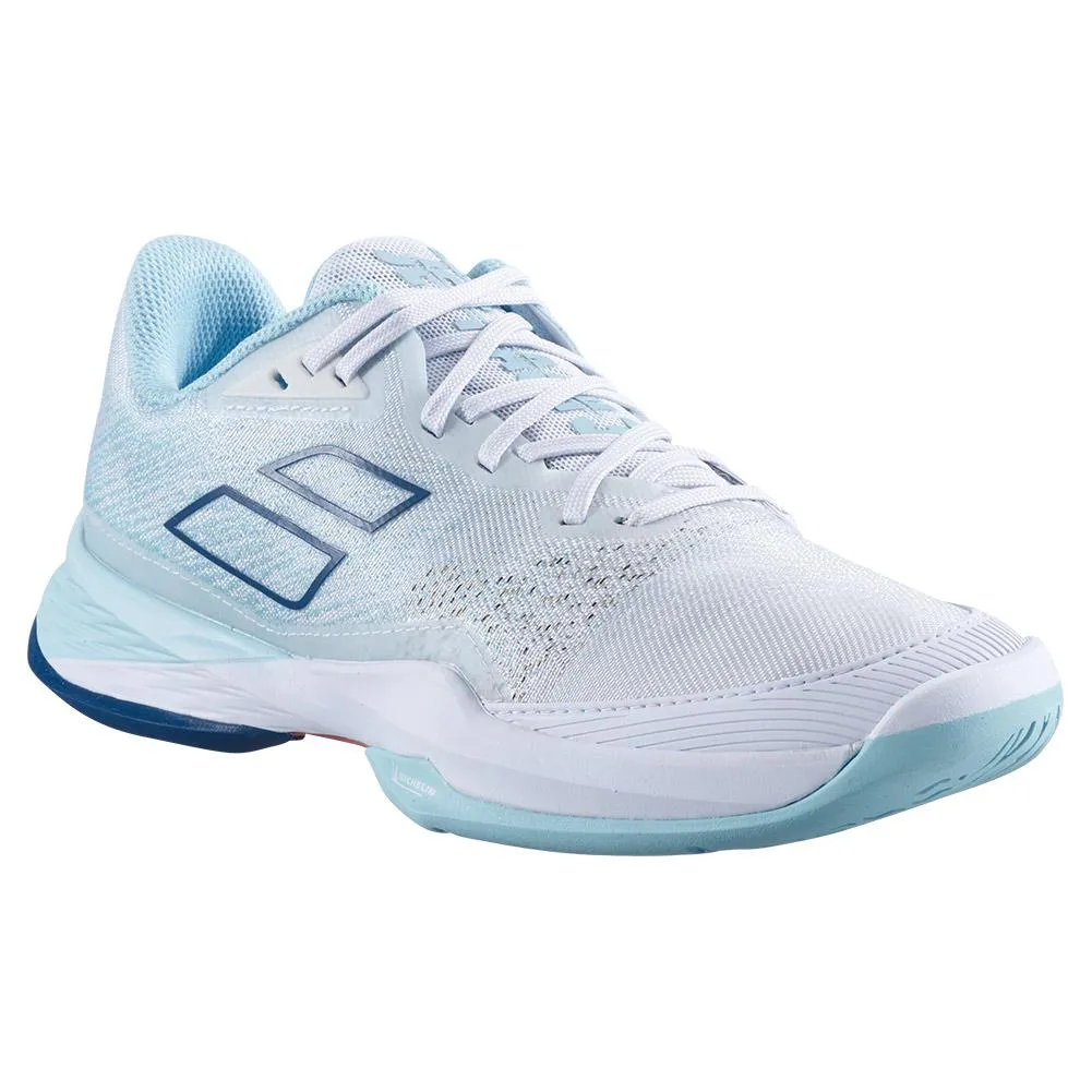 Women's Jet Mach 3 All Court Tennis Shoes White and Angel Blue