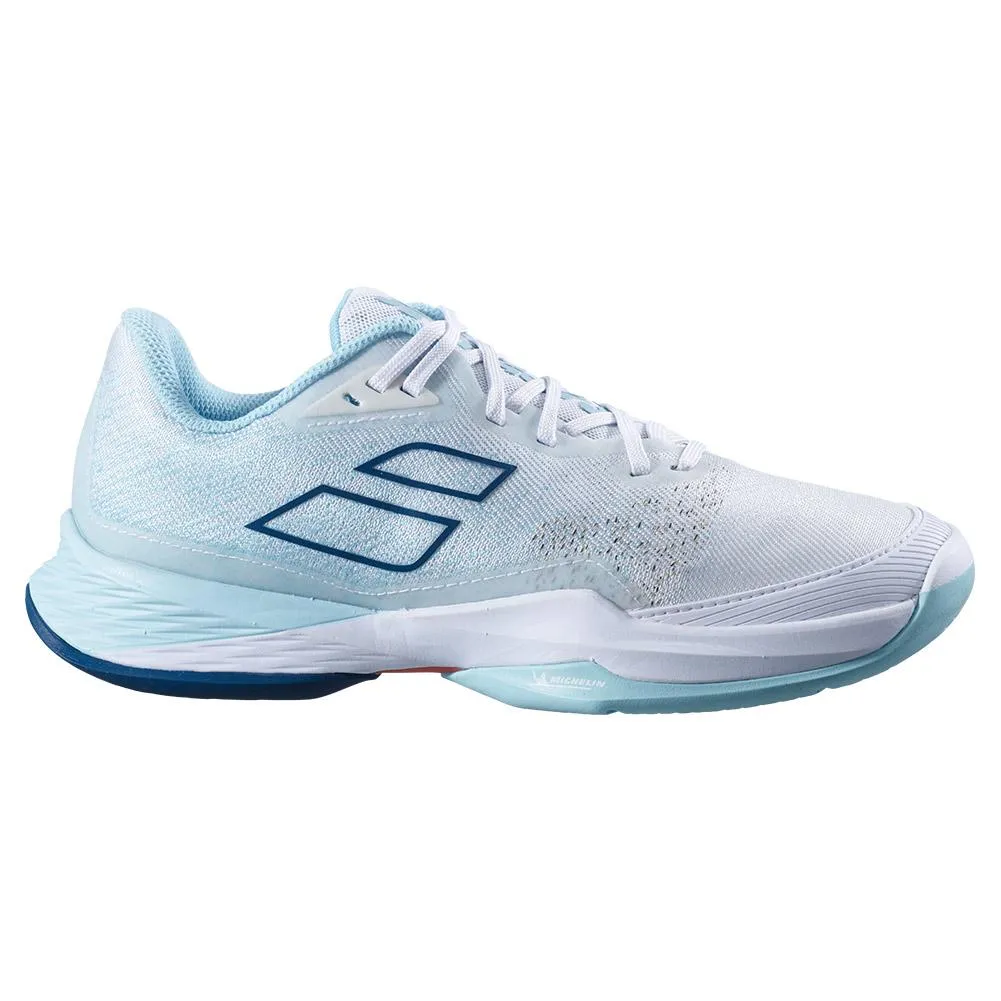 Women's Jet Mach 3 All Court Tennis Shoes White and Angel Blue