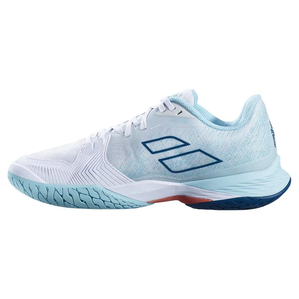 Women's Jet Mach 3 All Court Tennis Shoes White and Angel Blue