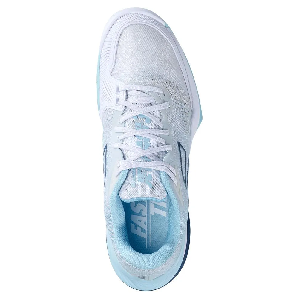 Women's Jet Mach 3 All Court Tennis Shoes White and Angel Blue