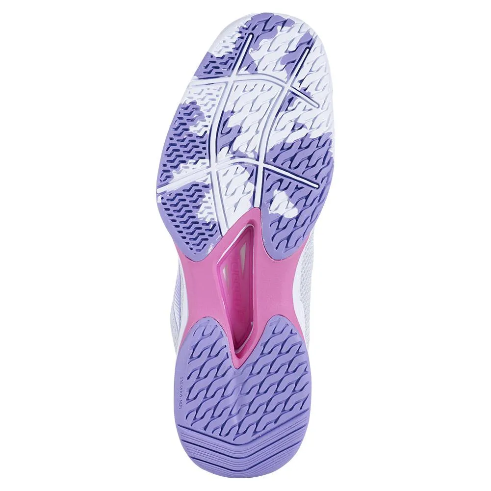 Women's Jet Tere All Court Tennis Shoes White and Lavender