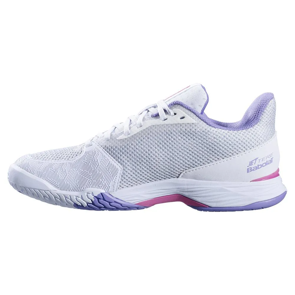 Women's Jet Tere All Court Tennis Shoes White and Lavender