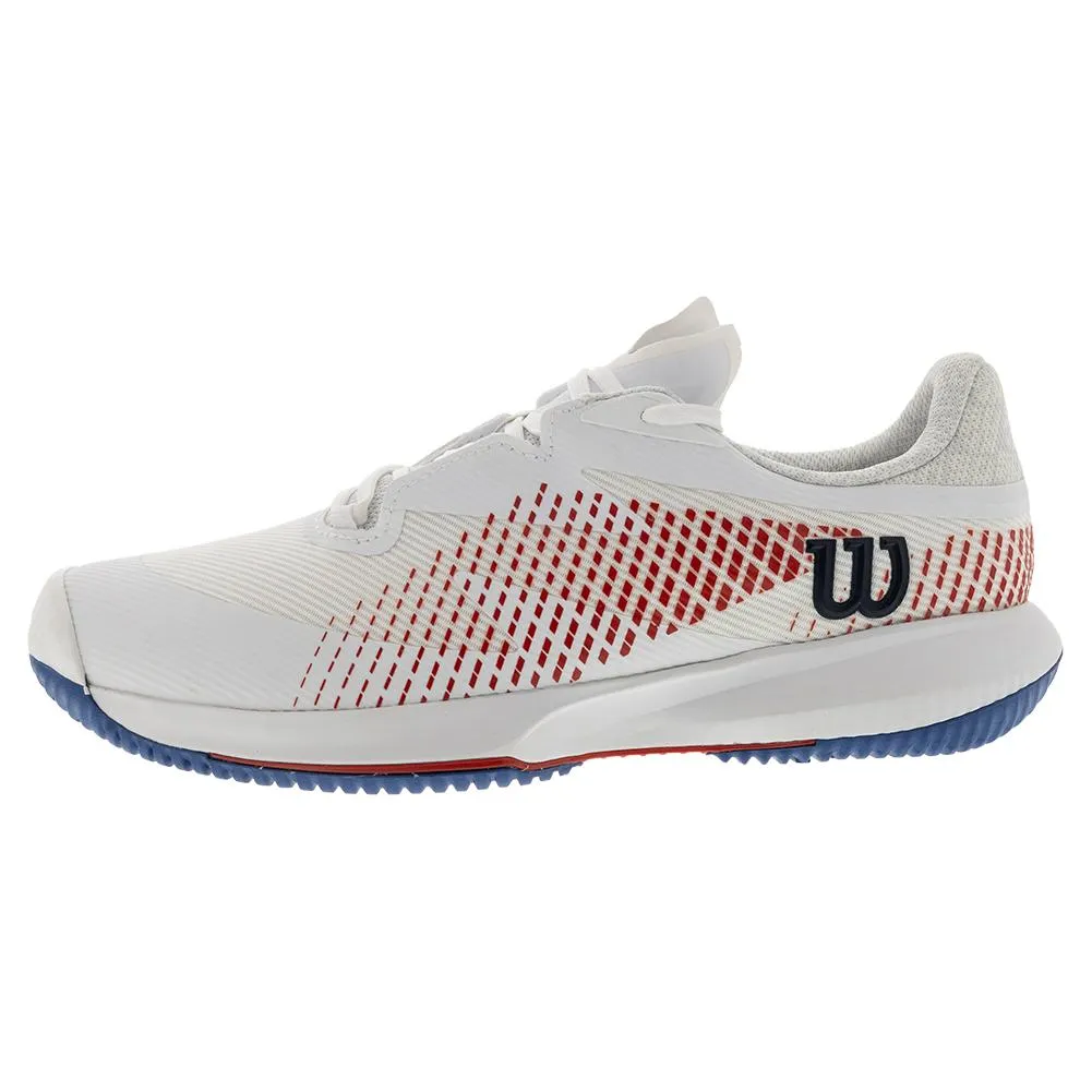 Women's Kaos Swift 1.5 Tennis Shoes White and Deja Vu Blue