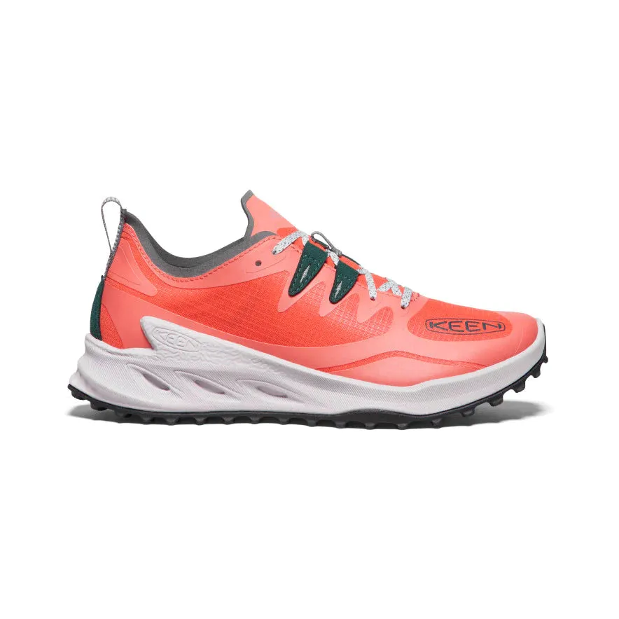 Women's Keen Zionic Speed Hiking Shoe Color: Ember Glow/Sea Moss