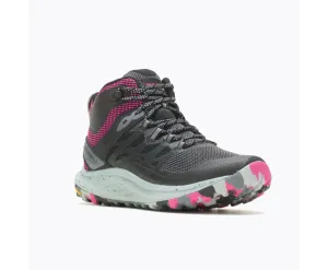 Women's Merrell Antora 3 Mid Waterproof Color: Black/ Fuchsia