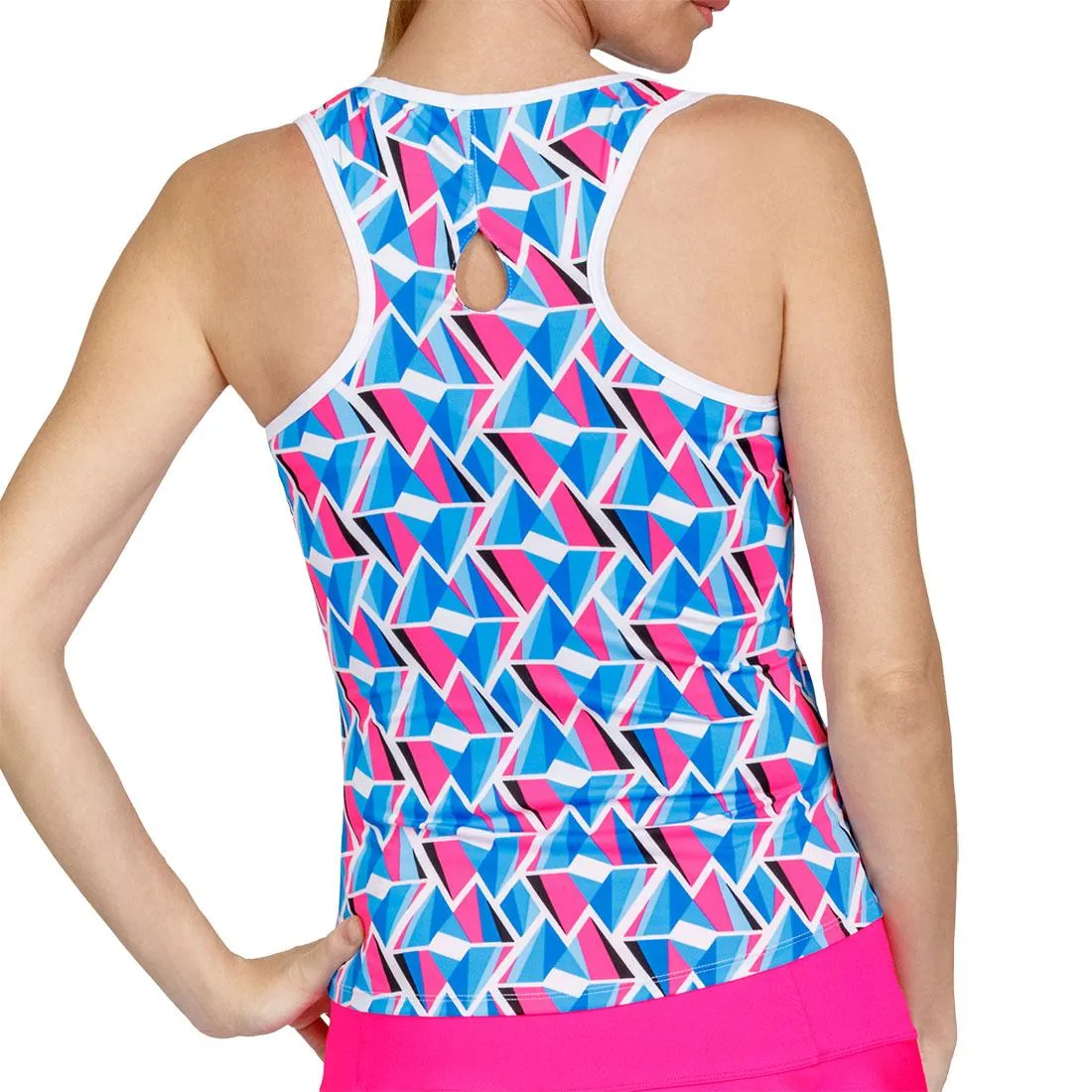 Women's Mirella Tennis Tank Diagonal Rubiks