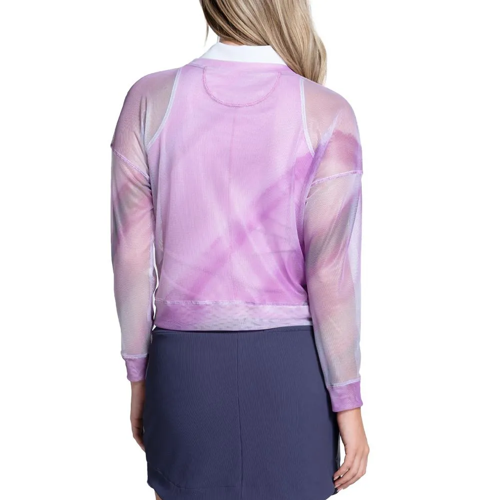 Women's Mystic Petal Long Sleeve Tennis Top Pink