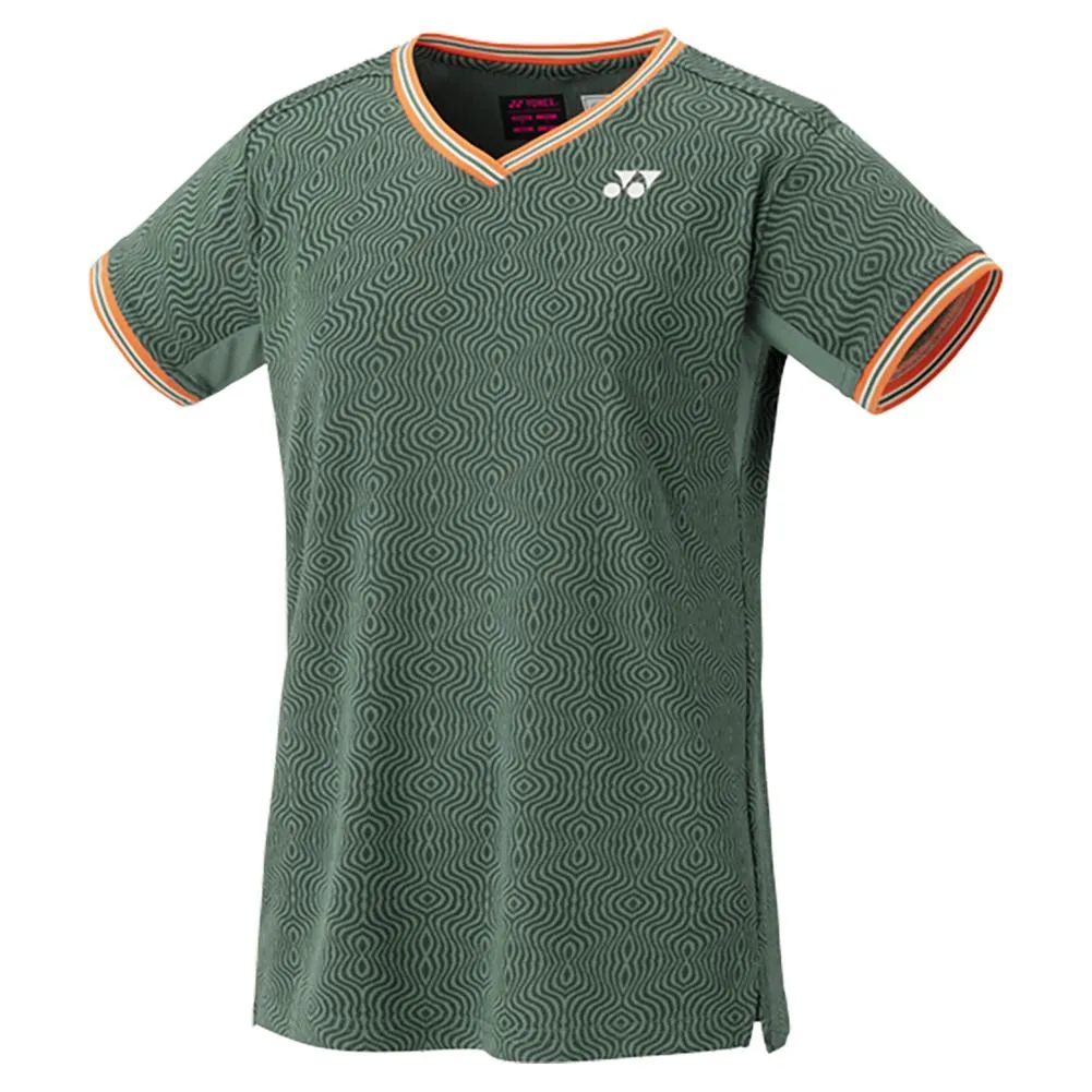 Womens Paris Crew Neck Tennis Top