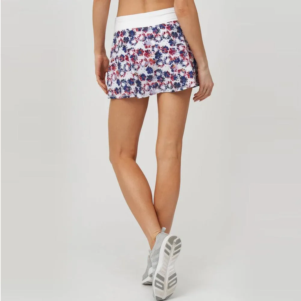 Women's Pindot Swing Tennis Skort White Blossom