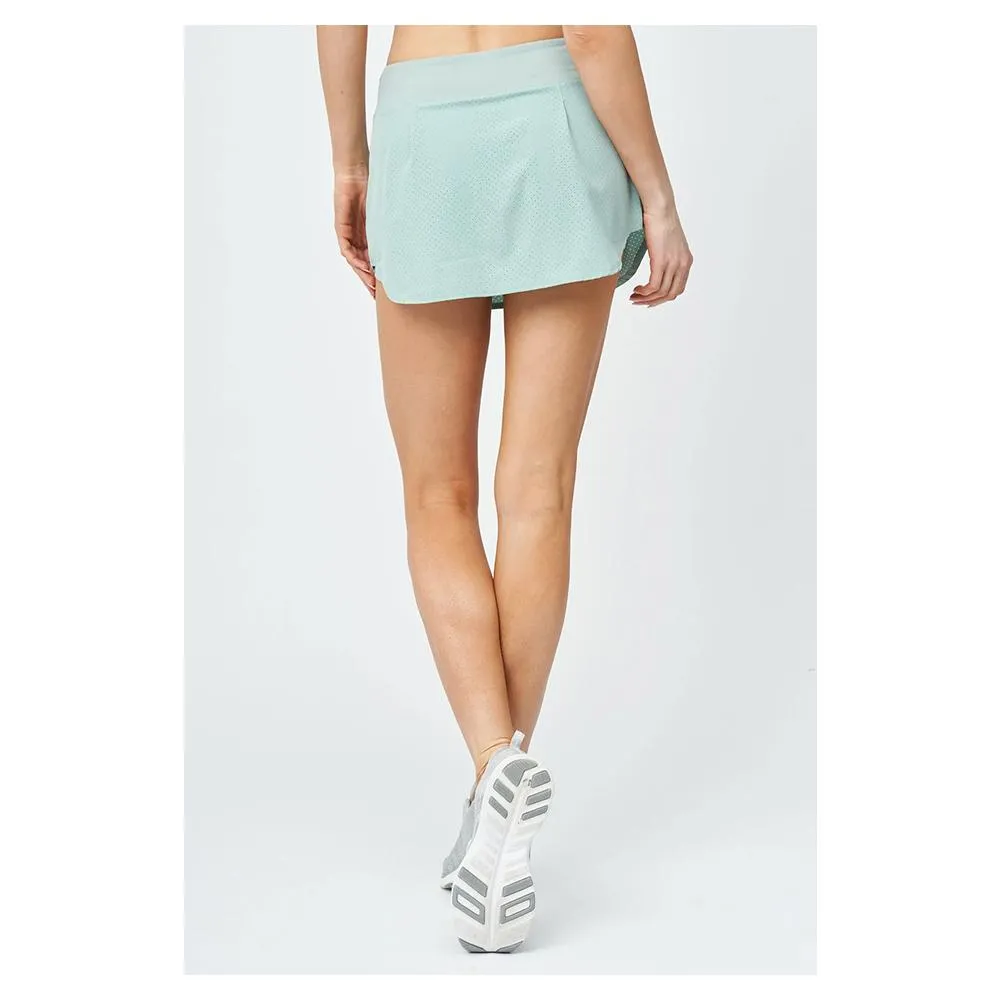 Women's Pindot Tashi Tennis Skort Zinc