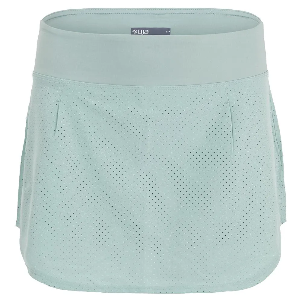 Women's Pindot Tashi Tennis Skort Zinc