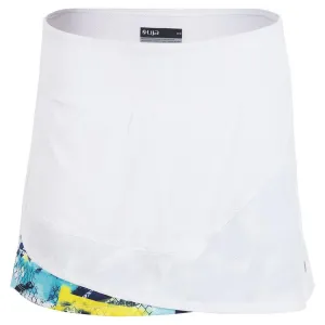 Women's Power Tennis Skort White and Net Graffiti