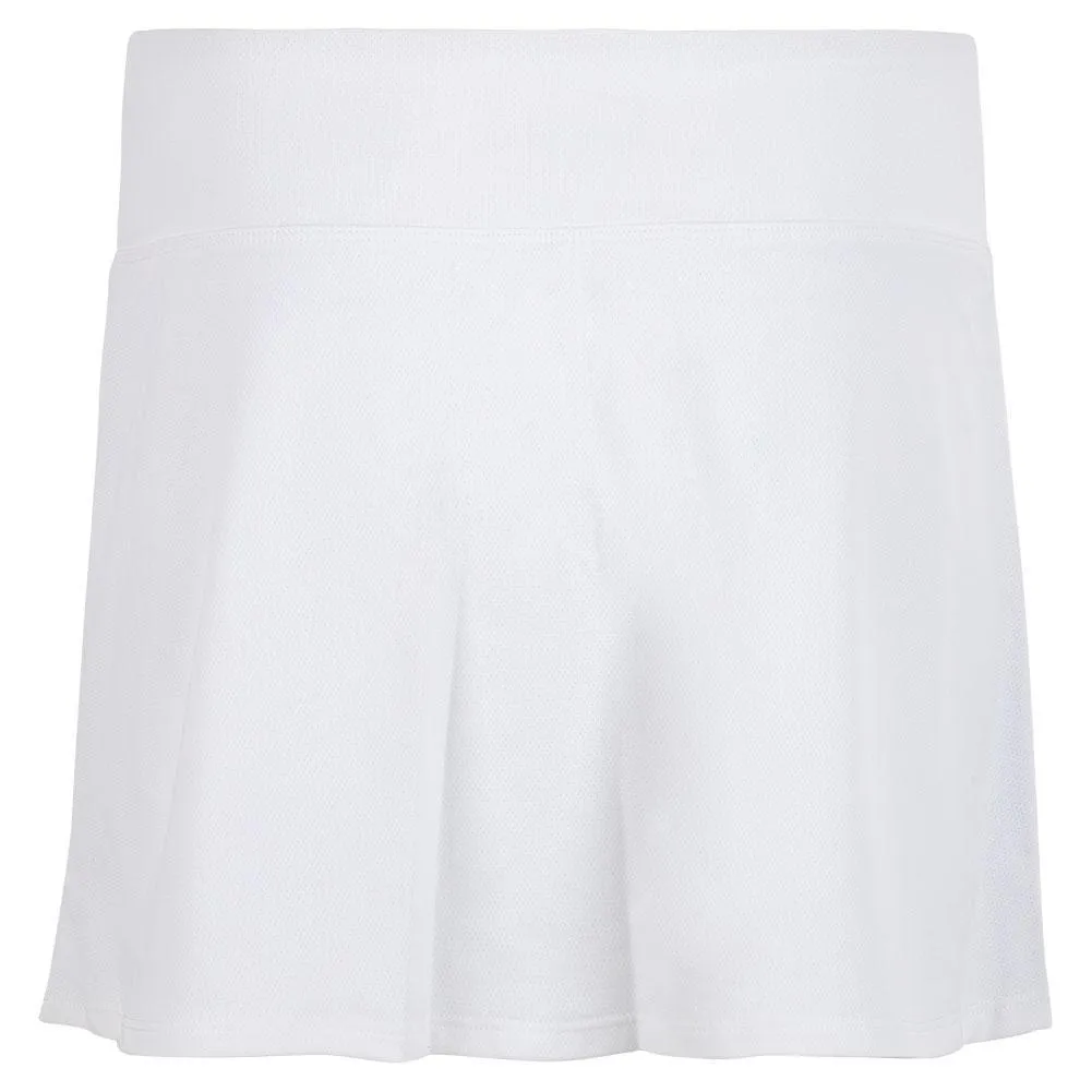 Women's Power Tennis Skort White and Net Graffiti