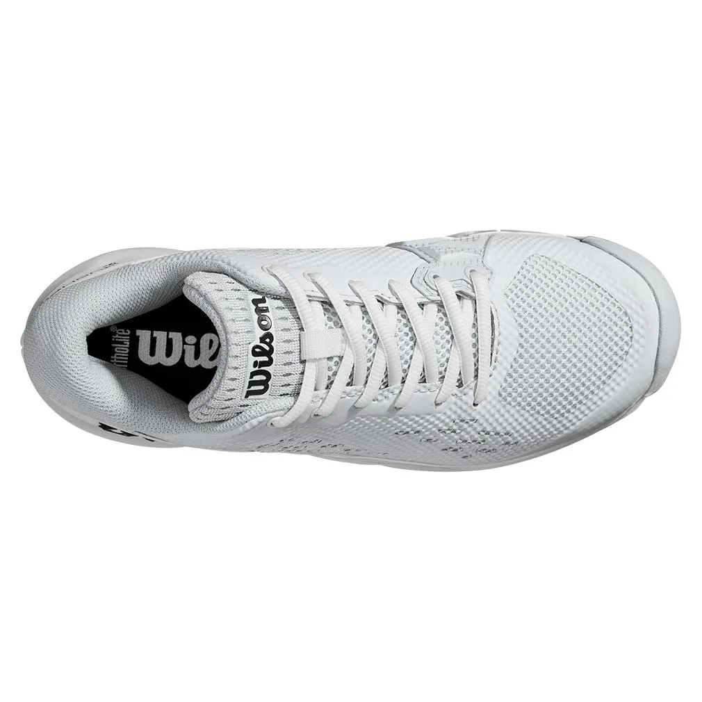 Women's Rush Pro Ace Wide Tennis Shoes White and Black