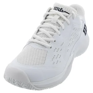 Women's Rush Pro Ace Wide Tennis Shoes White and Black