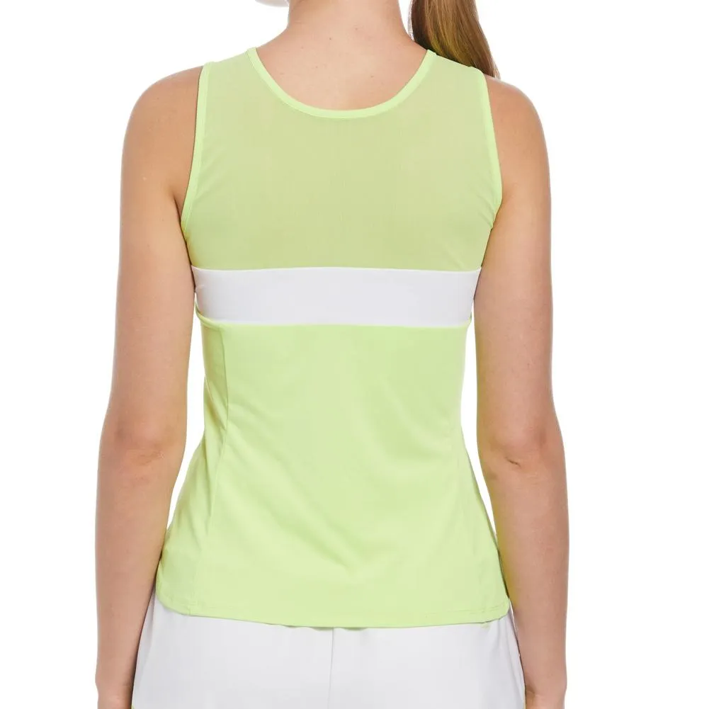 Women's Scoop Collar Block Tennis Tank