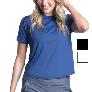 Women`s Short Sleeve Tennis Crew