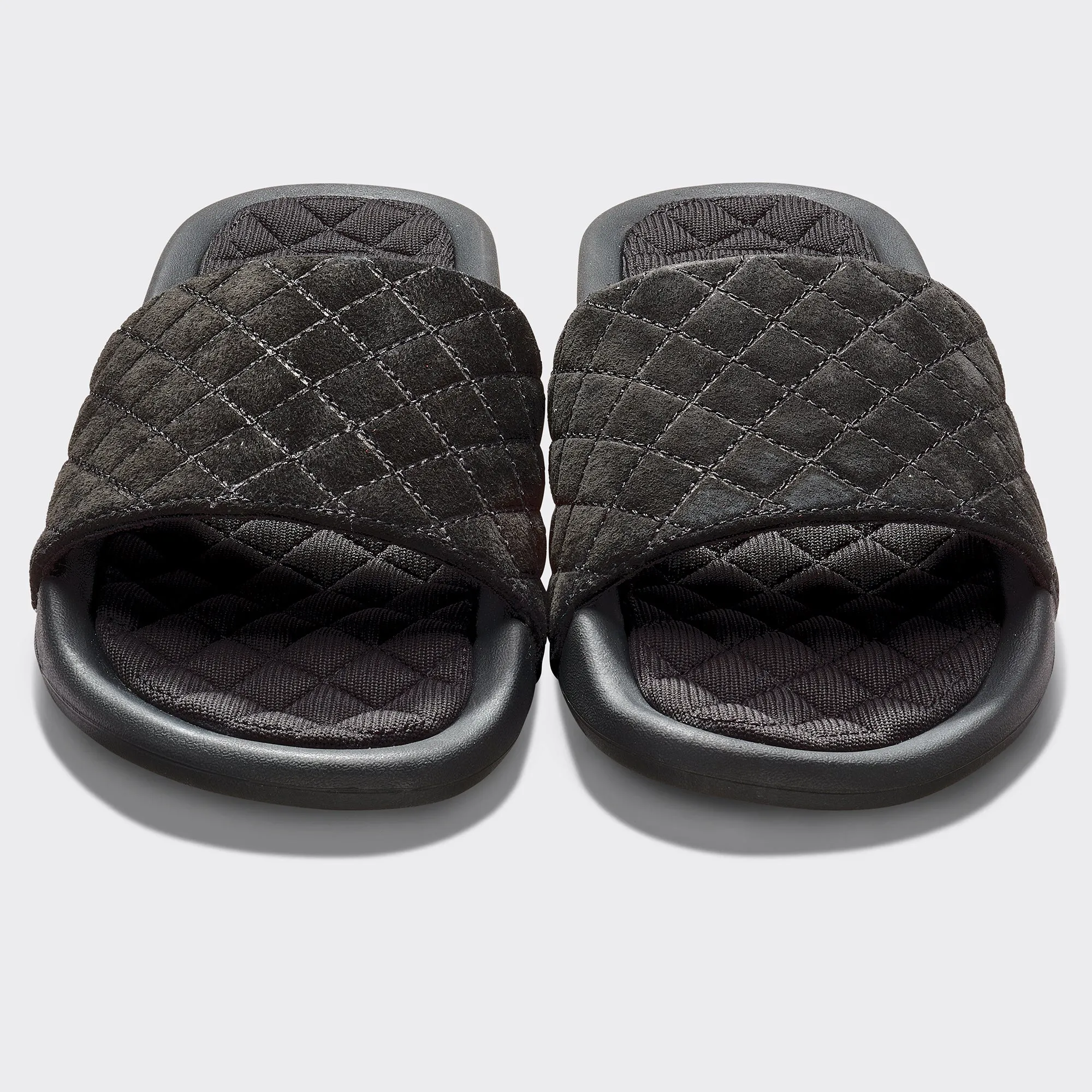 Women's Suede Lusso Slide Black